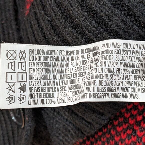 Disney x Forever 21 Mickey Mouse 90th Anniversary Buffalo Plaid Cardigan Size M - Picture 9 of 9